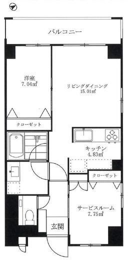 メゼリテ表参道 305 間取り図