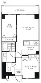 メゼリテ表参道 305 間取り図