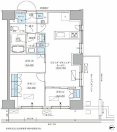 パークアクシス品川天王洲アイル 914 間取り図
