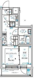セジョリ武蔵小杉 304 間取り図