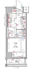 クレヴィスタ横浜関内 7階 間取り図