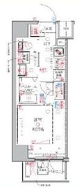 クレヴィスタ横浜関内 7階 間取り図