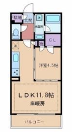 アトラス日暮里イーストレジデンス 6階 間取り図