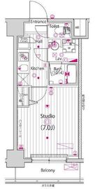 ガーラ・ステージ横濱関内 5階 間取り図