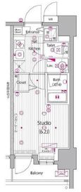 グランド・ガーラ桜木町駅前 10階 間取り図
