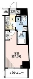 プレール・ドゥーク浅草松が谷 7階 間取り図