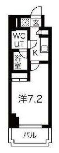 スパシエ東神奈川 9階 間取り図