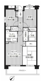 KS桜川 3階 間取り図