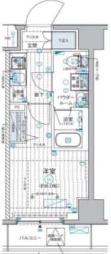 GENOVIA西横浜 (ジェノヴィア西横浜) 3階 間取り図