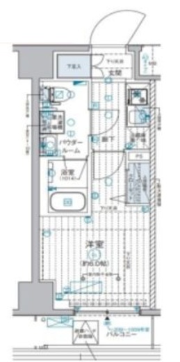 GENOVIA西横浜 (ジェノヴィア西横浜) 3階 間取り図