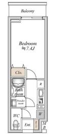 Bandoubashi Rental Apartment 604 間取り図