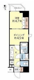 デュオステージ蒲田 14階 間取り図