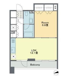 ベルファース戸越スタティオ 905 間取り図