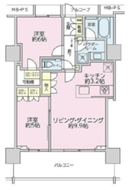 プラウドシティ蒲田 12階 間取り図