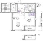 イプセ白金 101 間取り図