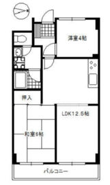 朝日江戸川橋マンション 12階 間取り図