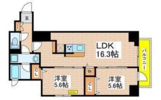ORES (オレズ) 201 間取り図