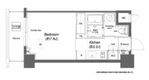 プラウドフラット横浜 302 間取り図