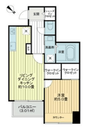 グランドメゾン白山 10階 間取り図