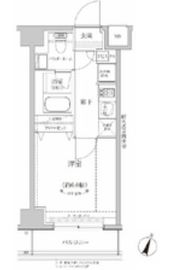 RELUXIA横濱元町 (リルシア横濱元町) 3階 間取り図