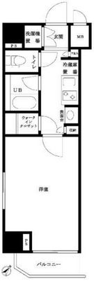 ルーブル浜松町 2階 間取り図