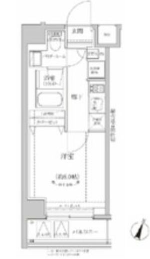 RELUXIA横濱元町 (リルシア横濱元町) 4階 間取り図