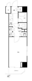 ルーブル浜松町 4階 間取り図