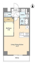 アルファコート谷在家 1102 間取り図