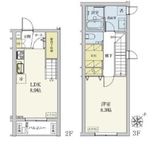 カスタリア旗の台 201 間取り図