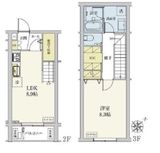 カスタリア旗の台 203 間取り図