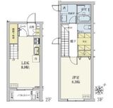 カスタリア旗の台 204 間取り図
