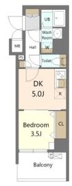 S-RESIDENCE横濱吉野町burgeon (エスレジデンス横濱吉野町バージョン) 906 間取り図