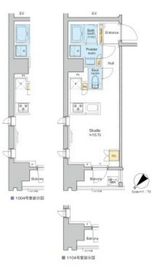 プラウドフラット日本橋馬喰町 1504 間取り図