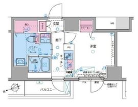 ジェノヴィア駒込駅グリーンヴェール 206 間取り図