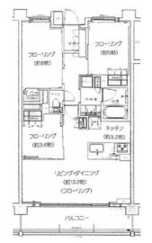 リビオ荻窪レジデンス 2階 間取り図