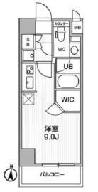 ALTERNA住吉 (オルタナ住吉) 407 間取り図