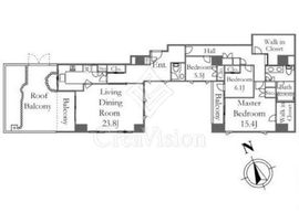 ホーマットロイヤル 2階 間取り図