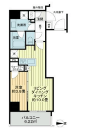 ネベル三鷹 5階 間取り図