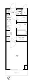 ルーブル浜松町 2階 間取り図