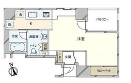 ベラカーサ秋葉原 9階 間取り図