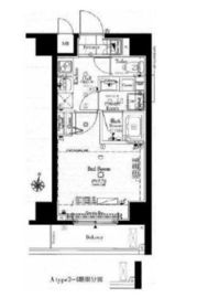 コンシェリア新宿ノースフロンティア 4階 間取り図