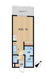 Misuz Court門前仲町 401 間取り図