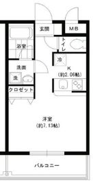 パークヒル三ツ沢 307 間取り図