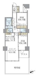 用賀レジデンス 1階 間取り図
