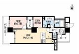 ワールドシティタワーズ アクアタワー 32階 間取り図