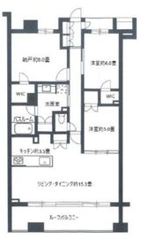 クリオ東小金井パークフロント 8階 間取り図