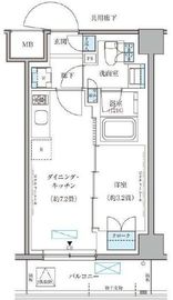 パークアクシス文京本郷 419 間取り図