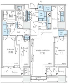 三田ガーデンヒルズ EAST HILL 14階 間取り図