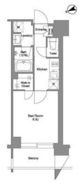 ザ・ケンジントン・レジデンス・芝浦 506 間取り図