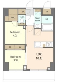 S-RESIDENCE浅草clarity (エスレジデンス浅草クラリティ) 1002 間取り図